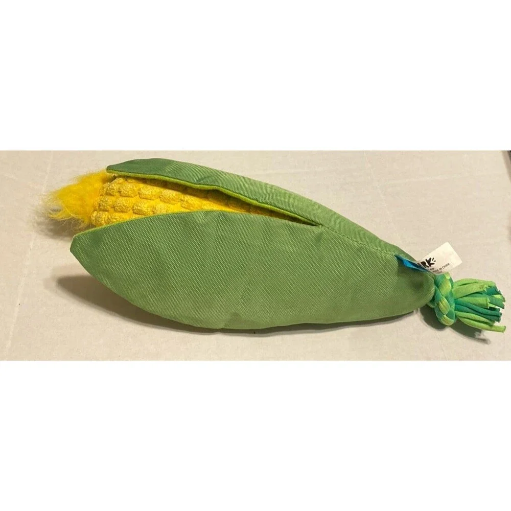 BARK BarkBox Corn on the Slob Dog Toy Squeaker - GUC Size: M/L